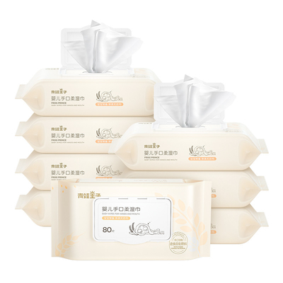 A água personalizada do bebê de Unscented da marca própria limpa a tela natural biodegradável