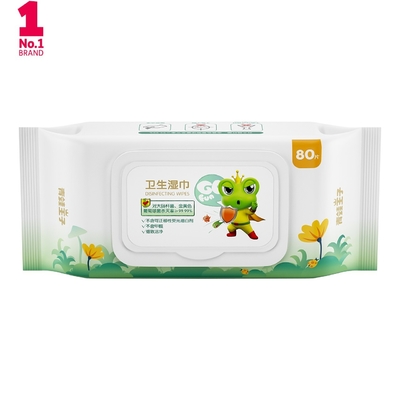 Limpezas molhadas do curso Hypoallergenic ultra delicado sensível para a cara do bebê