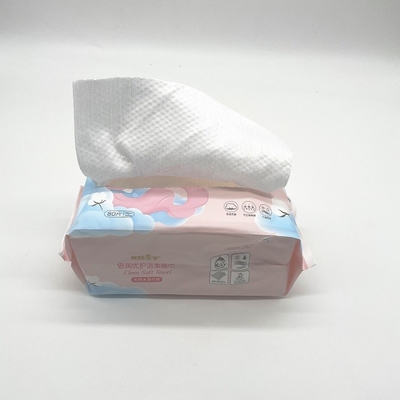 Limpezas secas macias biodegradáveis personalizadas da etiqueta descartáveis para o adulto do bebê