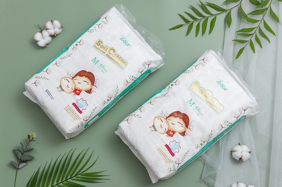 Tecidos descartáveis de superfície secos super do bebê altamente absorventes