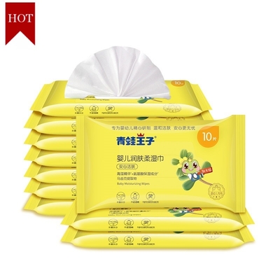 O bebê orgânico da água 10PCS pura limpa a tela não tecida biodegradável Unscented
