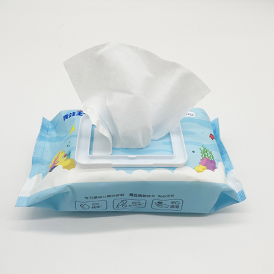 Limpezas orgânicas biodegradáveis descartáveis do bebê das limpezas molhadas descartáveis do OEM