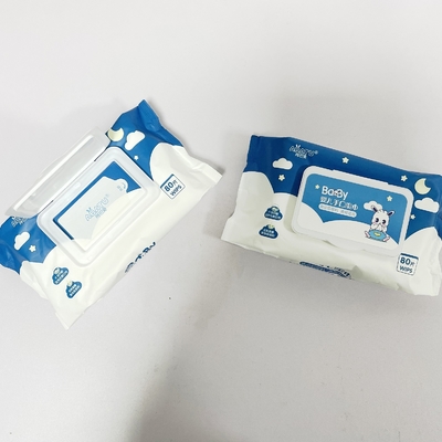 Limpezas originais biodegradáveis do bebê de Waterwipes do algodão 100% puro descartável