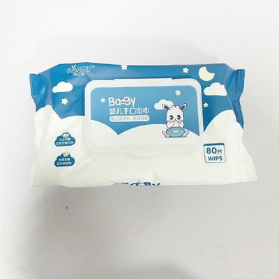 Limpezas originais biodegradáveis do bebê de Waterwipes do algodão 100% puro descartável