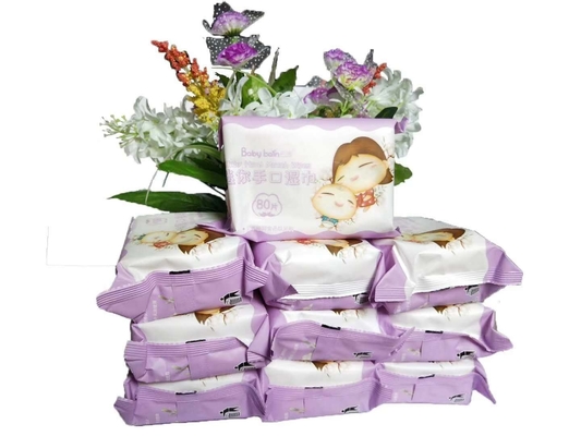 Toalhetes de limpeza facial sem produtos químicos toalhetes úmidos de água orgânica macia para bebês
