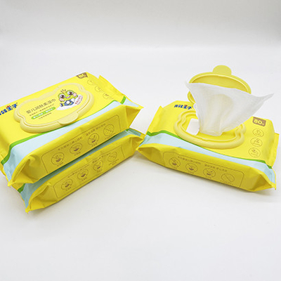 Lenços umedecidos 99,9% água pura natural biodegradáveis ​​para bebês para pele sensível de recém-nascido