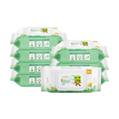 Lenços umedecidos descartáveis ​​para bebês OEM sem fragrância personalizada
