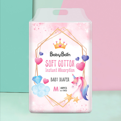 Fraldas descartáveis ​​mágicas para bebês A Grade Sleep Soft Baby Pull Up Fraldas