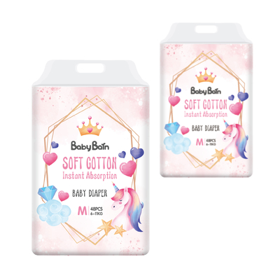 Fraldas descartáveis ​​mágicas para bebês A Grade Sleep Soft Baby Pull Up Fraldas