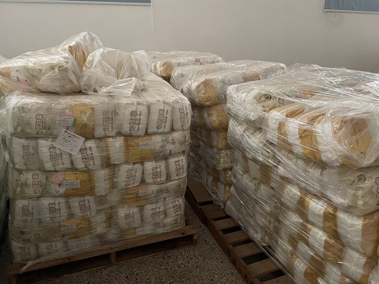 Tudo faz sob medida o absorvente forte dos tecidos ultra secos descartáveis elásticos do bebê da faixa