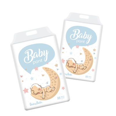 Cuecas descartáveis do tecido do bebê dos tecidos do bebê da boa absorção