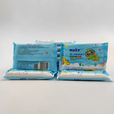 Tecido molhado das limpezas do bebê biodegradável de bambu luxuoso feito sob encomenda NFree da tela natural da amostra