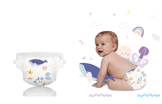 Fraldas descartáveis superiores altamente absorventes dos tecidos do bebê respiráveis