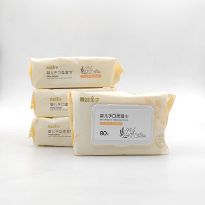 Natural orgânico de Spunlace da limpeza molhada recém-nascida livre macia do nariz da boca do bebê da fragrância do cuidado