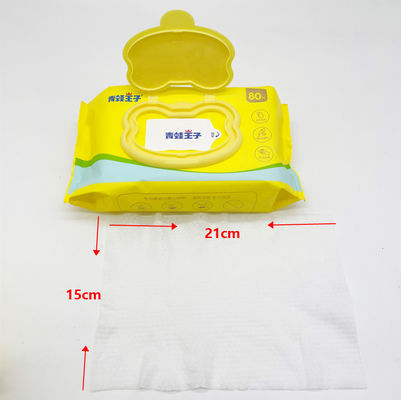 Do aquecedor tecido molhado descartável do bebê da fórmula levemente com o cheiro de Unscented da agua potável