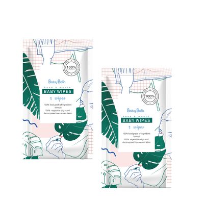 Do bebê molhado do lenço de papel de Spunlace limpezas molhadas grossas não tecidas descartáveis feitas sob encomenda