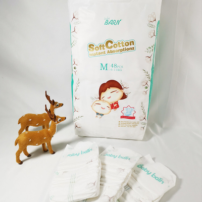 Absorvência excelente de embalagem pequena de Unisoft das fraldas dos tecidos do bebê descartável