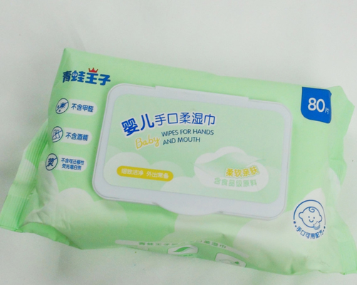 A melhor fórmula estável de venda de WaterWipes Unscent que limpa calorosamente limpezas do bebê