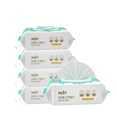 Água biodegradável do bebê 99,9% da limpeza - baseou as limpezas molhadas Unscented do bebê sensível