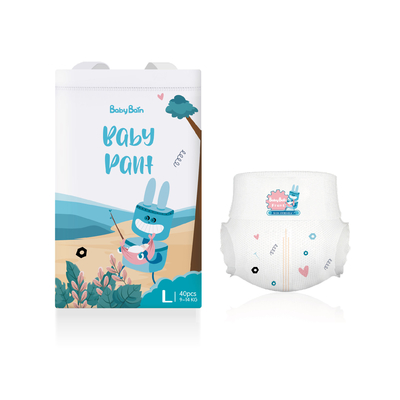 Fralda descartável do bebê do filme respirável alto disponível quente da absorção do tecido do bebê do preço da venda
