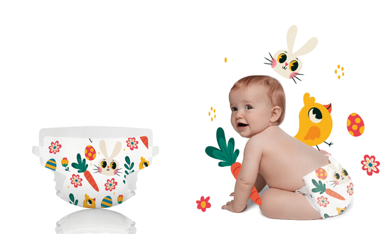 Categoria descartável do tecido C do bebê de Softable das telas não tecidas