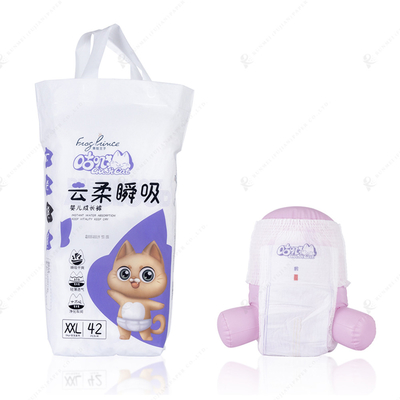 Tecidos descartáveis biodegradáveis da fibra de bambu natural infantil orgânica do bebê ecológicos