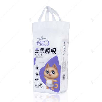Tecidos descartáveis biodegradáveis da fibra de bambu natural infantil orgânica do bebê ecológicos
