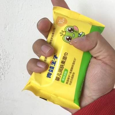 Limpezas molhadas do bebê feito sob encomenda do algodão que limpam ultra macio