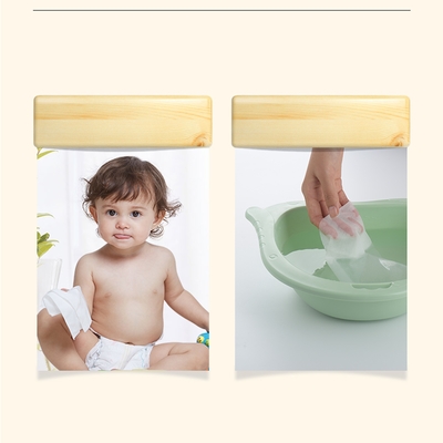 Limpezas molhadas do bebê original biodegradável de alta qualidade da fragrância de Cottonc Unscented Waterwipes