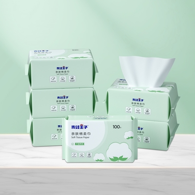 O tecido de limpeza orgânico do algodão do preço de fábrica engrossou a limpeza seca de toalha facial