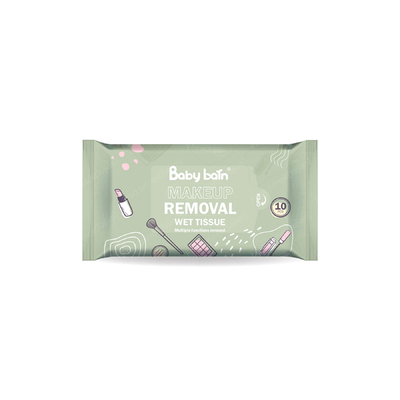 O removedor molhado facial da composição do pacote individual limpa o OEM da marca própria