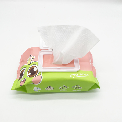 limpezas molhadas do bebê 80Pcs orgânico com tampão plástico Unscent sem álcool