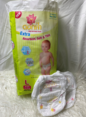 Calças descartáveis absorventes super feitas sob encomenda do bebê das fraldas dos tecidos do bebê