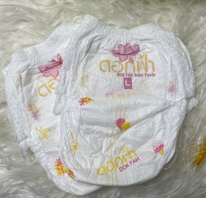 Calças descartáveis absorventes super feitas sob encomenda do bebê das fraldas dos tecidos do bebê
