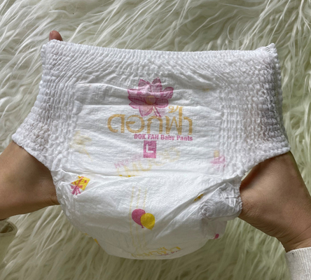 Calças descartáveis absorventes super feitas sob encomenda do bebê das fraldas dos tecidos do bebê