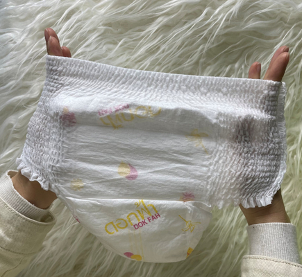 Calças descartáveis absorventes super feitas sob encomenda do bebê das fraldas dos tecidos do bebê