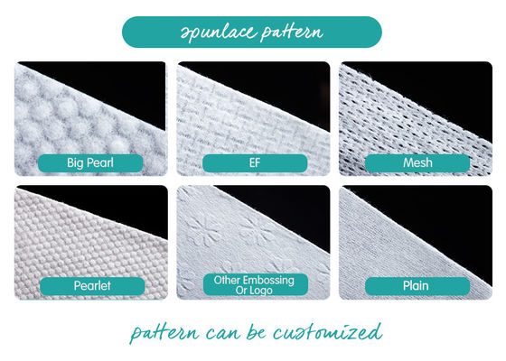 O Ro molhado descartável da tampa das limpezas do bebê molha o material da tela não tecida