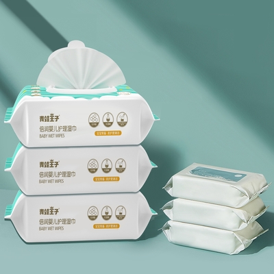 Limpezas Compostable orgânicas faciais da água molhada do bebê do ODM do OEM para superfícies de limpeza