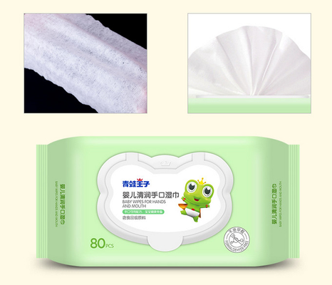 As limpezas molhadas do bebê orgânico natural novo do projeto domam limpezas da água do algodão para o bebê