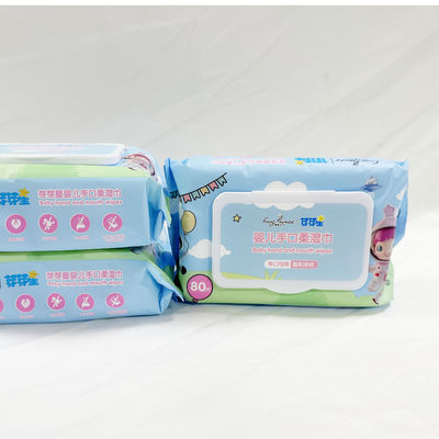 A marca própria personalizada comprimiu a limpeza descartável das limpezas molhadas mágica