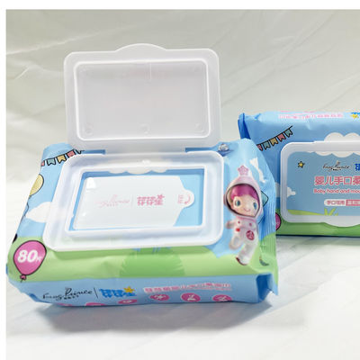 A marca própria personalizada comprimiu a limpeza descartável das limpezas molhadas mágica