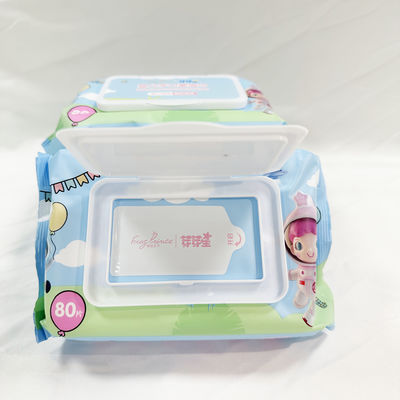 A marca própria personalizada comprimiu a limpeza descartável das limpezas molhadas mágica