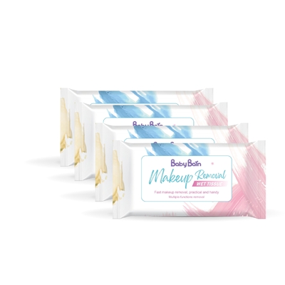 Logo Organic Facial Cleansing feito sob encomenda por atacado e para domar para compor limpezas da cara do removedor para mulheres