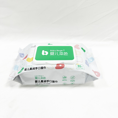 Bambu orgânico das limpezas molhadas do tecido do bebê de limpeza pessoal personalizado do cuidado para a limpeza do bebê