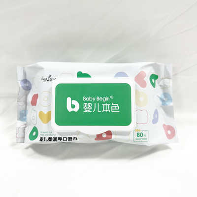 Bambu orgânico das limpezas molhadas do tecido do bebê de limpeza pessoal personalizado do cuidado para a limpeza do bebê