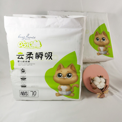 O OEM fabrica 100 calças descartáveis dos tecidos das fraldas da natureza do bebê da fibra de bambu