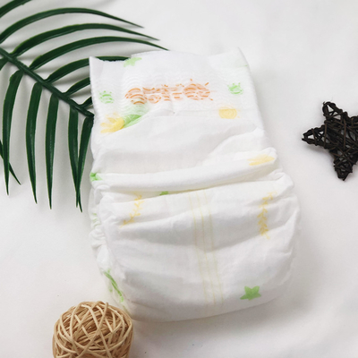 Tecidos descartáveis do bebê do tecido das fraldas dos tecidos originais absorventes super do bebê do tipo do desempenho