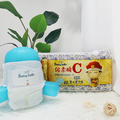As fraldas superiores orgânicas chinesas recém-nascidas dos tecidos descartáveis do bebê vendem por atacado o tecido superior do bebê do tipo