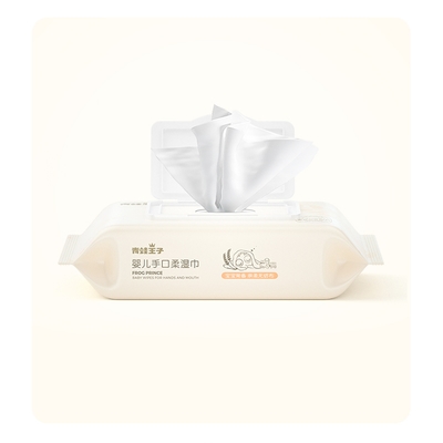 Engrosse a marca própria molhada descartável das limpezas do bebê natural de Flushable biodegradável