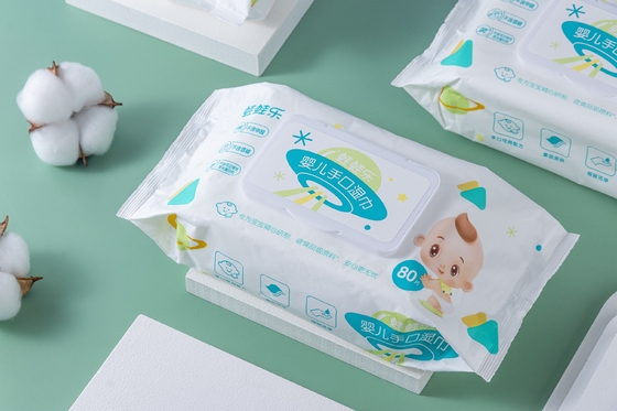 Engrosse limpezas naturais da água do bebê de Flushable sem álcool duramente plástico para limpar